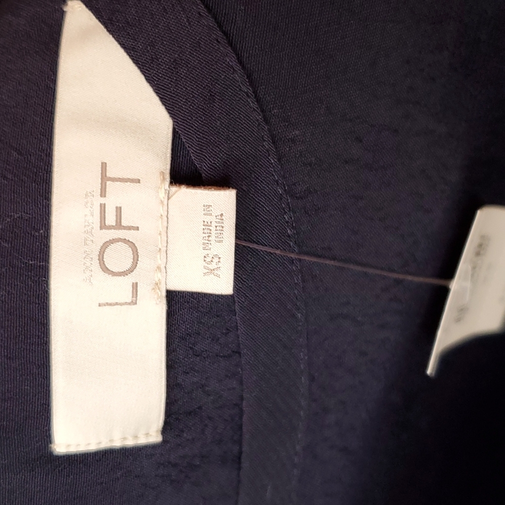 LOFT ππNWTβ€π Size XS Navy Swing Dress! πππ - Picture 13 of 16